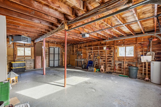 below grade area with plenty of natural light