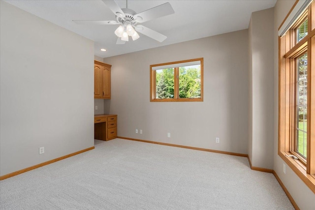 15210 Painters Lane Cir N, West Lakeland Twp, MN 55082 - spare room with healthy amount of natural light, light colored carpet, baseboards, and recessed lighting