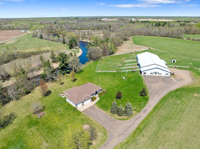 12446 190th St, Page Twp, MN 56353 - view of rural area with a large body of water
