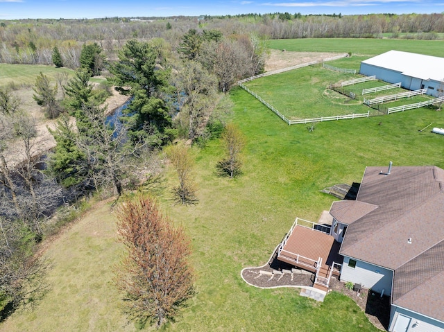 12446 190th St, Page Twp, MN 56353 - aerial view of property and surrounding area