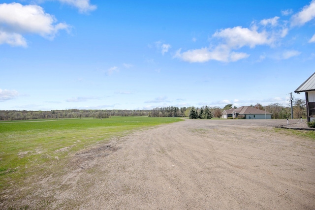12446 190th St, Page Twp, MN 56353 - view of dirt / gravel driveway with a rural view