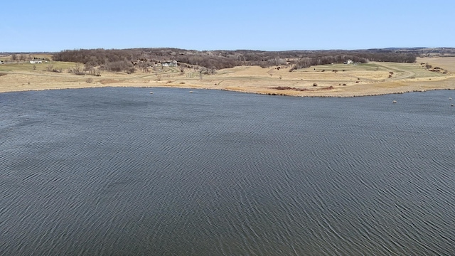 view of road featuring a water view