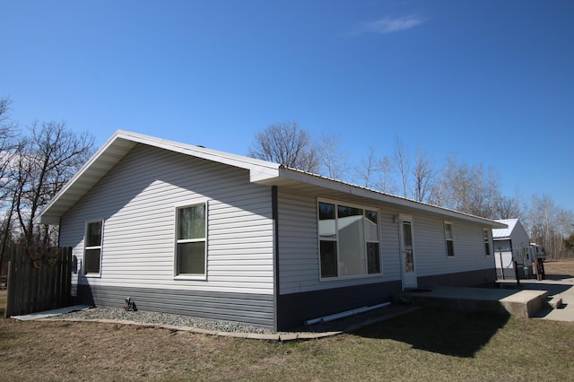 view of side of property