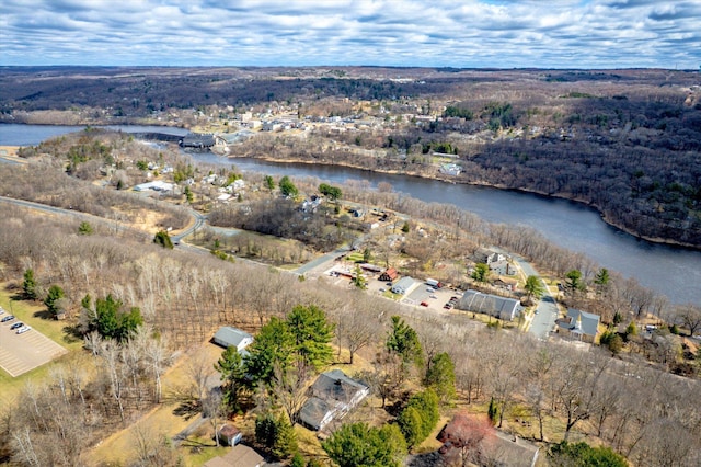 312 Walnut St, Taylors Falls, MN 55084 - aerial view of property and surrounding area with a nearby body of water