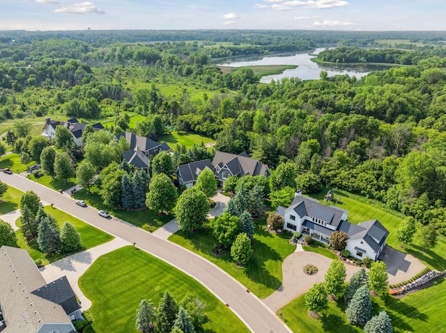 9726 Whistling Valley Rd, Lake Elmo, MN 55042 - bird's eye view of a large body of water and a forest