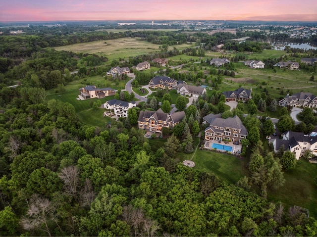 9726 Whistling Valley Rd, Lake Elmo, MN 55042 - view of aerial view at dusk