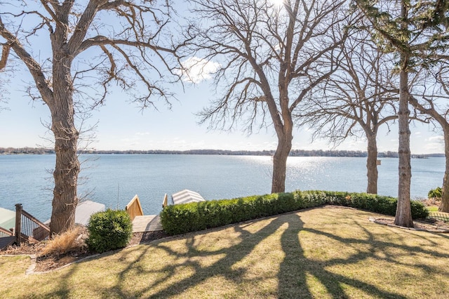 3008 Highland Blvd, Mound, MN 55364 - water view featuring a boat dock