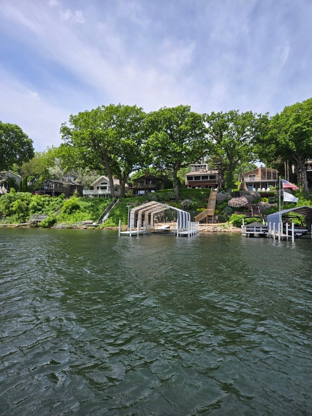 3008 Highland Blvd, Mound, MN 55364 - water view featuring a boat dock