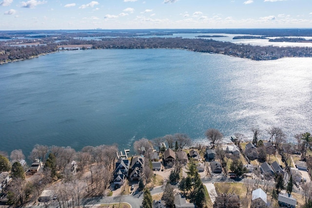 3008 Highland Blvd, Mound, MN 55364 - aerial view of residential area featuring a large body of water