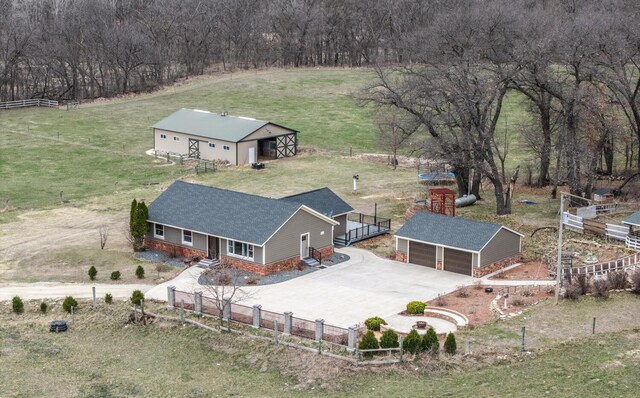 32955 County 24th Blvd, Cannon Falls, MN 55009 - birds eye view of property with a rural view