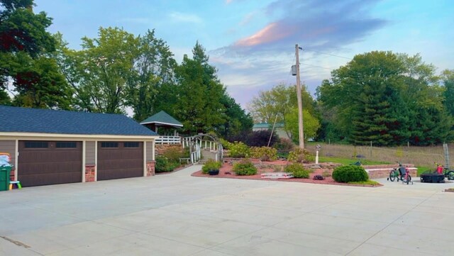 32955 County 24th Blvd, Cannon Falls, MN 55009 - view of patio / terrace with a fire pit and concrete driveway