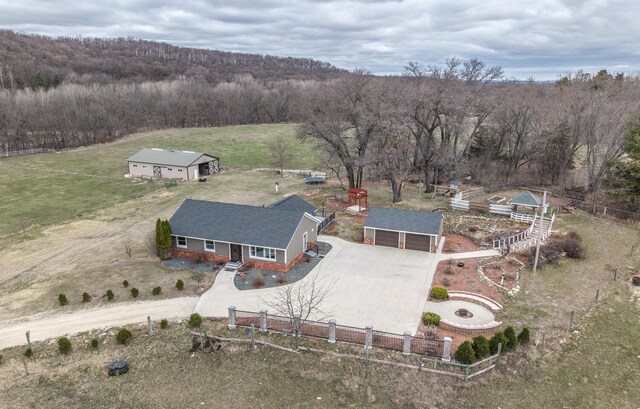 32955 County 24th Blvd, Cannon Falls, MN 55009 - drone / aerial view featuring a rural view and a forest view