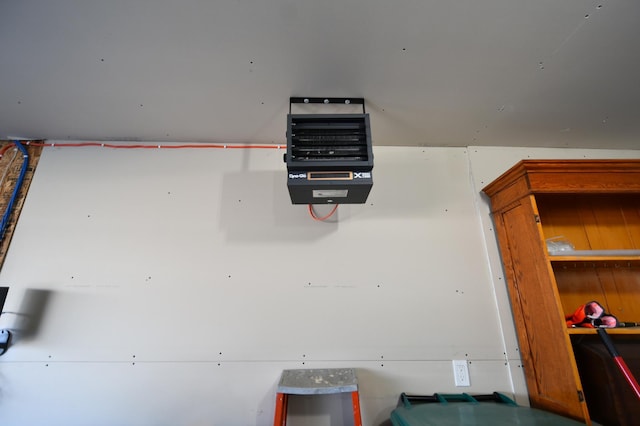 details featuring a heating unit
