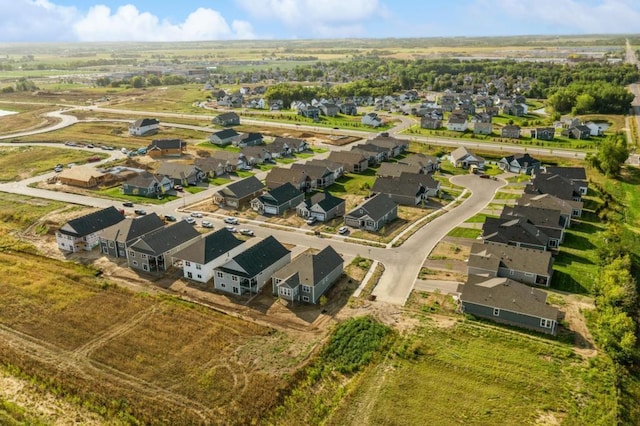 aerial view featuring a residential view