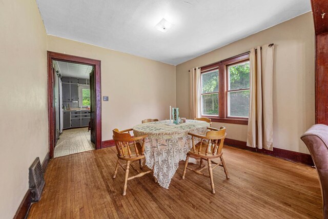 32673 Rosewood Ln, Saint Peter, MN 56082 - dining room with baseboards and light wood-type flooring