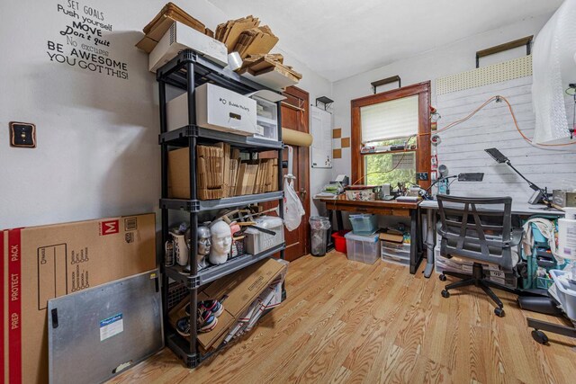 32673 Rosewood Ln, Saint Peter, MN 56082 - home office with wood finished floors