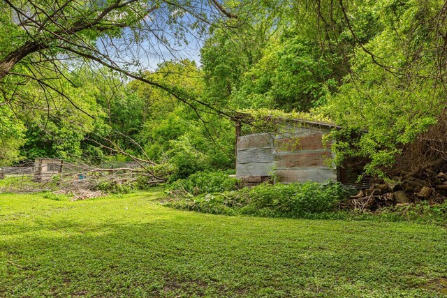 32673 Rosewood Ln, Saint Peter, MN 56082 - view of green lawn with a view of trees