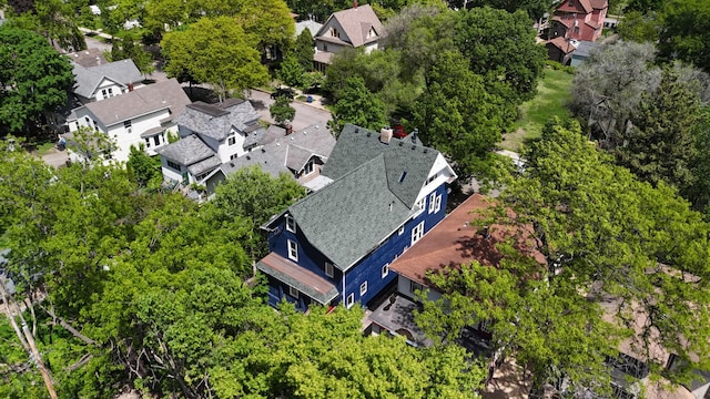 1023 17th Ave SE, Minneapolis, MN 55414 - aerial perspective of suburban area
