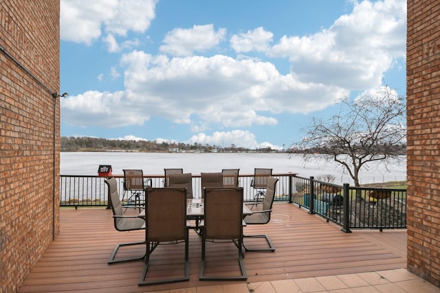 329 Geneva Ave N Unit 212, Oakdale, MN 55128 - wooden terrace with a water view