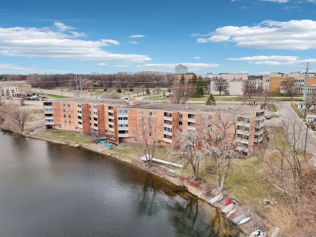 329 Geneva Ave N Unit 212, Oakdale, MN 55128 - bird's eye view featuring a water view