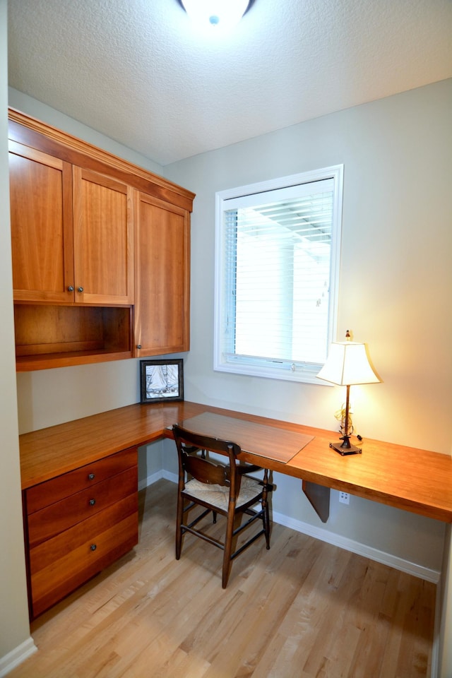 13258 Derryglenn Ct, Rosemount, MN 55068 - office space with built in desk, light wood finished floors, and baseboards