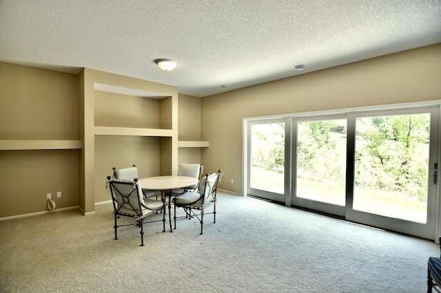 13258 Derryglenn Ct, Rosemount, MN 55068 - carpeted dining space with a textured ceiling and baseboards