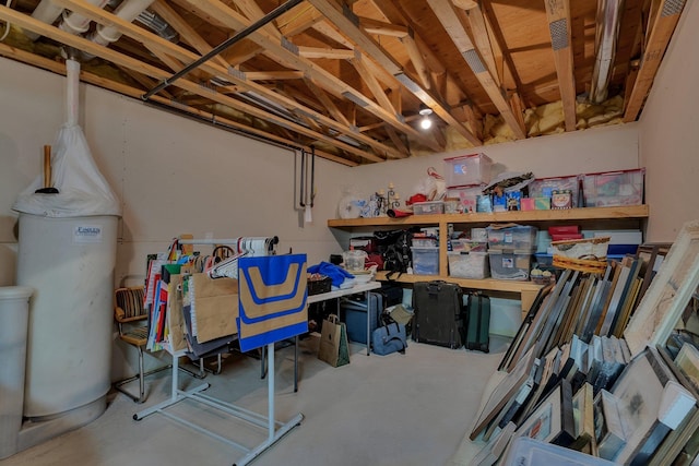 view of storage