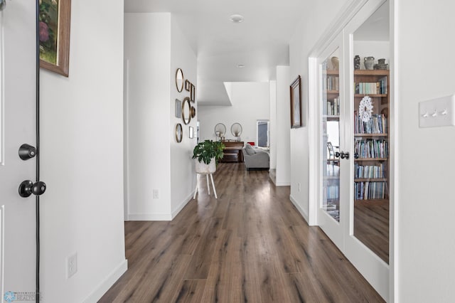 5497 11th St W, West Fargo, ND 58078 - corridor with wood finished floors and baseboards