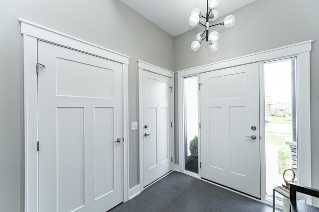 4594 Buckingham Dr NW, Rochester, MN 55901 - entryway with a chandelier