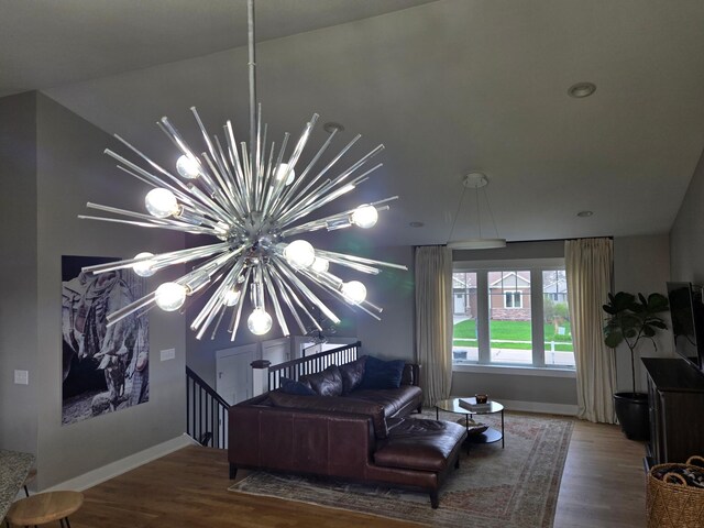 4594 Buckingham Dr NW, Rochester, MN 55901 - living room with wood finished floors and baseboards