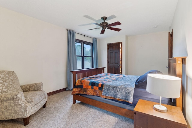 1584 Merrill St, Saint Paul, MN 55108 - carpeted bedroom featuring ceiling fan and baseboards