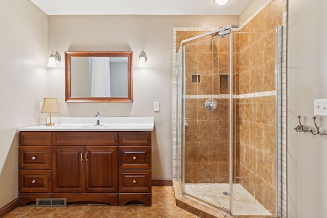 1584 Merrill St, Saint Paul, MN 55108 - bathroom featuring a shower stall and vanity