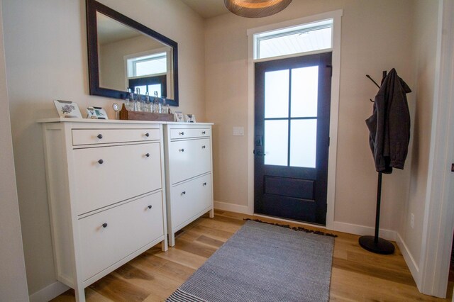 8825 Meadowlark Pkwy, Horace, ND 58047 - entrance foyer with baseboards and light wood finished floors
