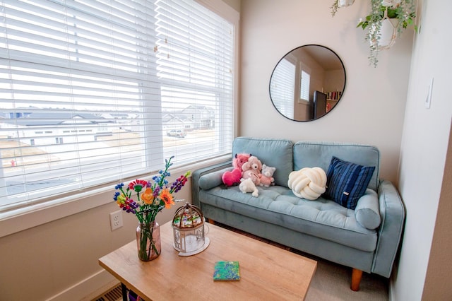 8825 Meadowlark Pkwy, Horace, ND 58047 - living area with a healthy amount of sunlight and baseboards