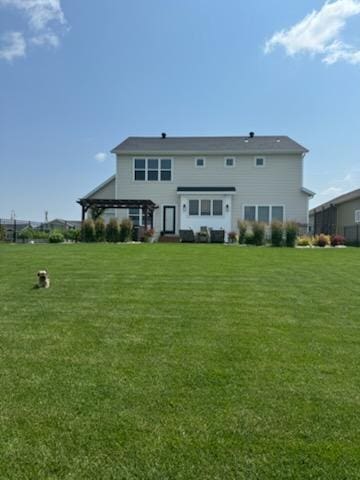 8825 Meadowlark Pkwy, Horace, ND 58047 - rear view of house with a yard