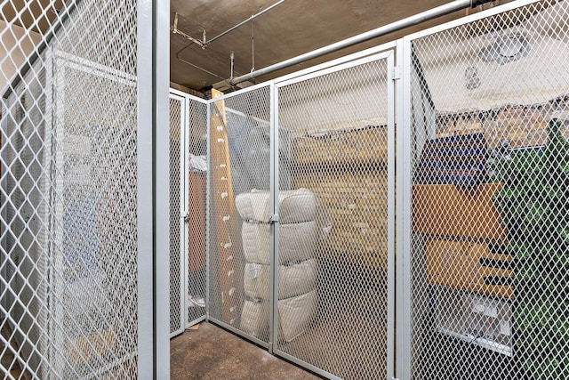 view of storage room