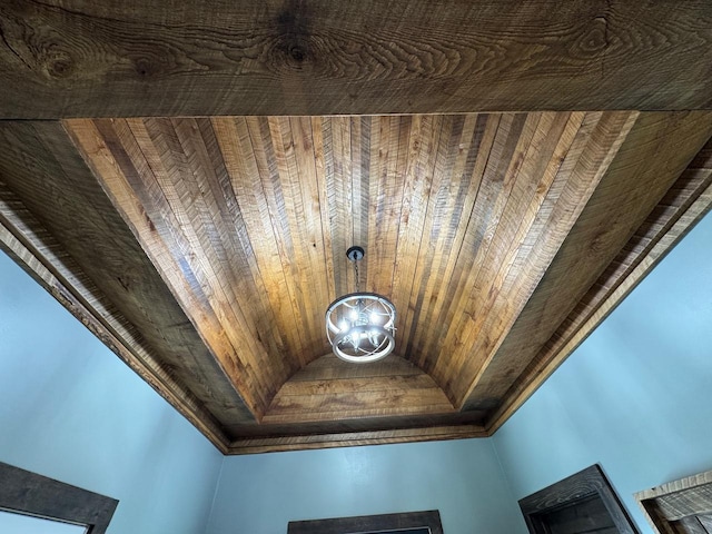 504 Lakin Ave NW, Kelliher, MN 56650 - interior details featuring wood ceiling