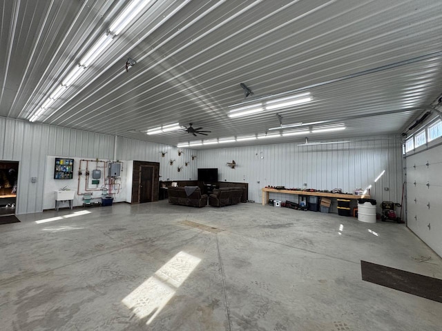 504 Lakin Ave NW, Kelliher, MN 56650 - garage with a sink