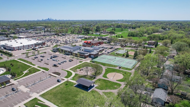 aerial overview of property's location
