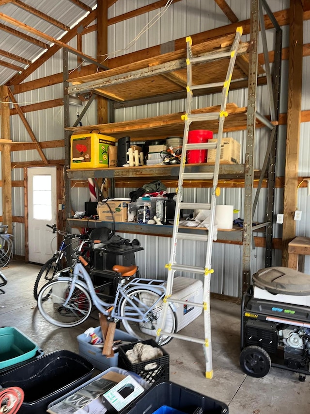17471 165th St SE, Big Lake, MN 55309 - garage with metal wall