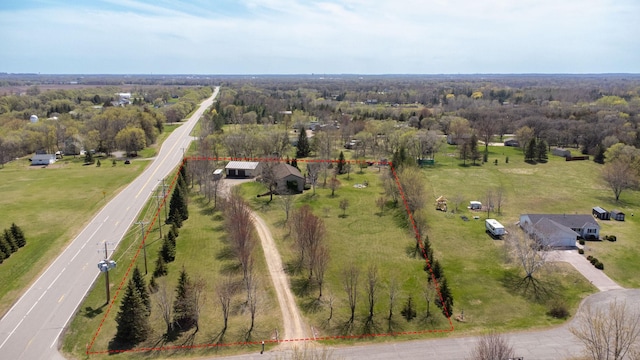 17471 165th St SE, Big Lake, MN 55309 - aerial overview of property's location with property boundaries highlighted