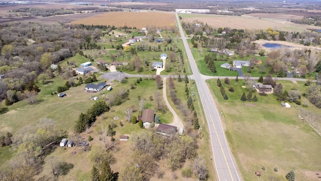 17471 165th St SE, Big Lake, MN 55309 - aerial overview of property's location featuring rural landscape