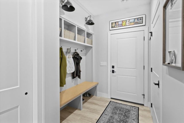 2041 Oak St, Lake City, MN 55041 - mudroom featuring baseboards and light wood-style flooring