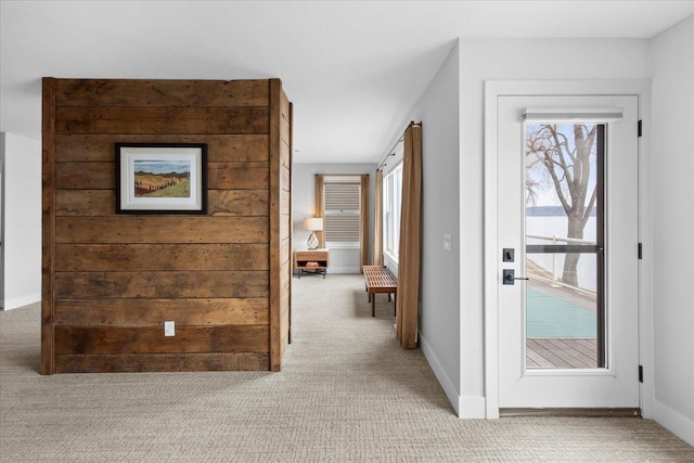2041 Oak St, Lake City, MN 55041 - hall with light carpet and baseboards