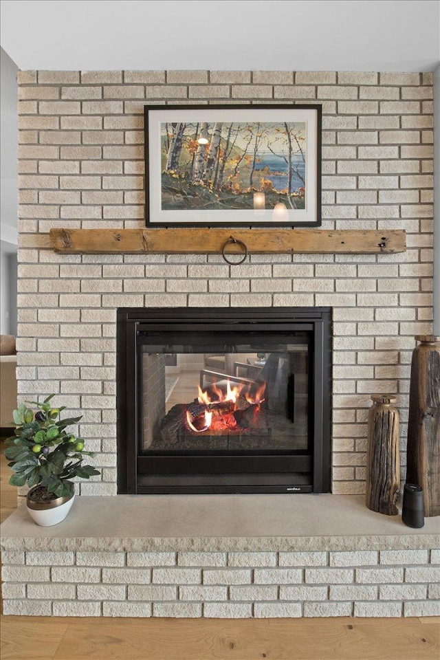 2041 Oak St, Lake City, MN 55041 - interior details featuring a fireplace