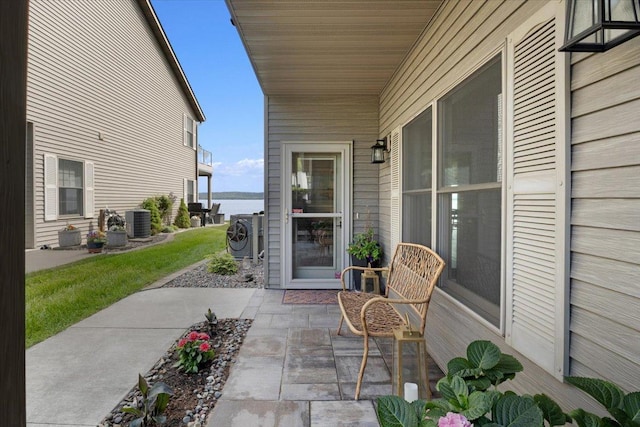 2041 Oak St, Lake City, MN 55041 - view of patio / terrace with a water view