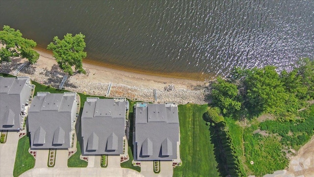 2041 Oak St, Lake City, MN 55041 - aerial view of property and surrounding area featuring a large body of water and nearby suburban area