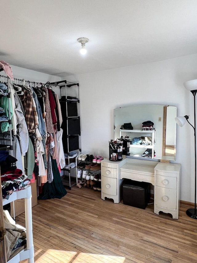 305 Kneale Ave N, Thief River Falls, MN 56701 - spacious closet featuring wood finished floors