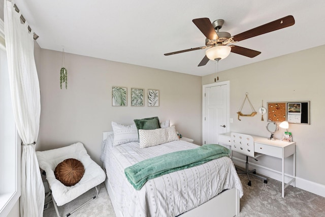 3209 Symphony Ct, Chaska, MN 55318 - bedroom featuring carpet flooring and ceiling fan