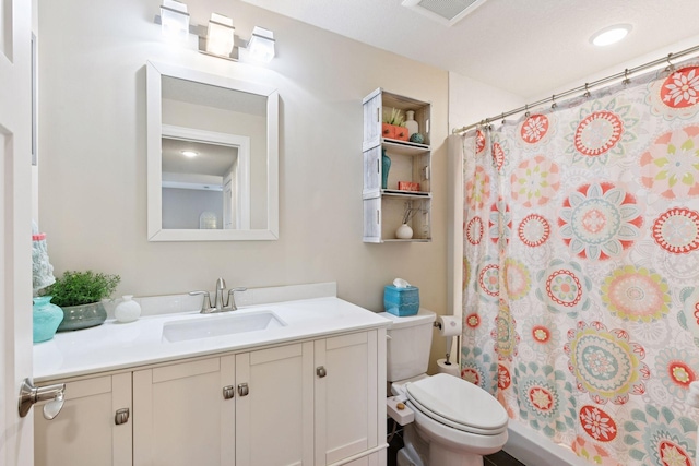 3209 Symphony Ct, Chaska, MN 55318 - bathroom featuring vanity and a shower with shower curtain
